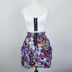 French Atmosphere Floral Skirt